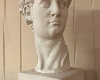 Plaster bust of Michelangelo's David