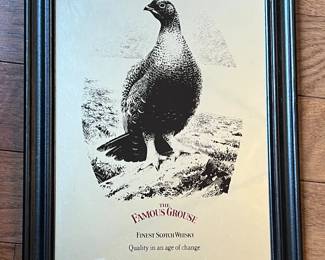 The Famous Grouse framed mirror