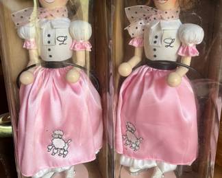 May Department Stores Nutcracker Village "Poodle Skirt Girls"