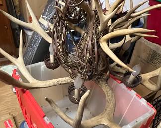 Antler ceiling light fixture