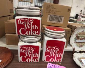 3 COKE CANISTERS