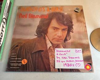 DIAMONDS GOLD BY NEIL DIAMOND RECORD