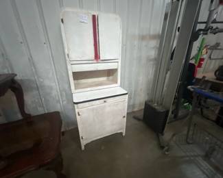 HOOSIER STYLE CABINET SLIDING DOOR STORAGE