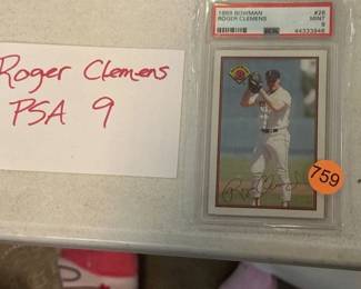 ROGER CLEMENS PSA 9 CARD