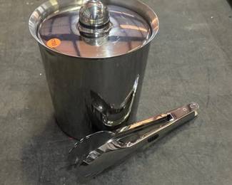 ICE BUCKET WITH TONGS