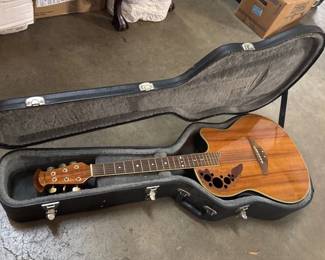 OVATION GUITAR AND CASE