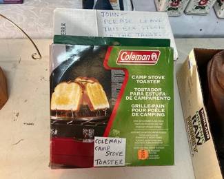 COLEMAN CAMP STOVE TOASTER