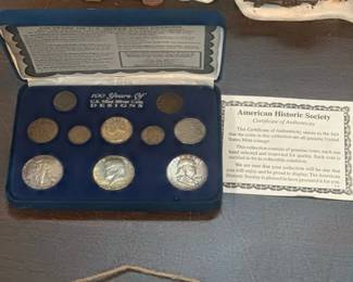100 YEARS OF U.S. SILVER COIN DESIGNS