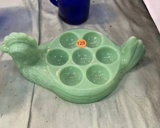JADEITE EGG HOLDER
