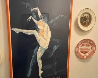 Gatja Helgart Routhe, Dance Bejart, Mezzotini, signed and numbered in pencil.
