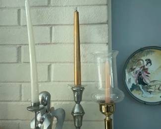 Candlestick holders.