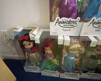 Disney Store Animators Collection Dolls.