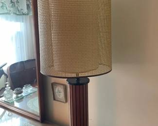 Mid-Century Gruvwood Table Lamp.