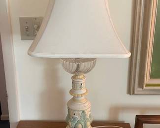 Vintage ceramic lamp.