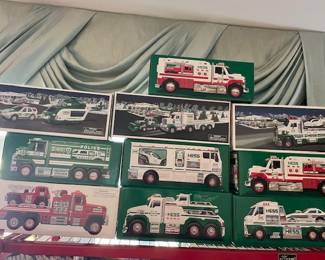 Selection of Hess trucks (1984-2019).
