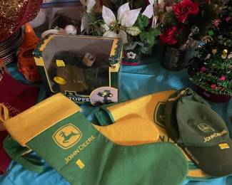 John Deere holiday decorations.