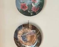 Huge selection of collector's plates.