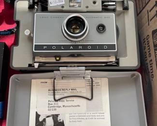 Polaroid camera.