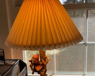 Pair of Hummel lamps.
