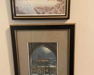 Assorted artwork.