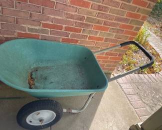 Wheelbarrow.