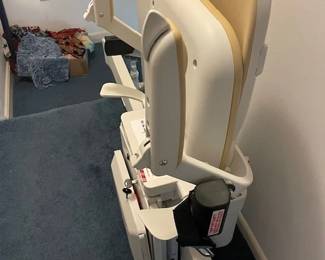 Electric stair lift.