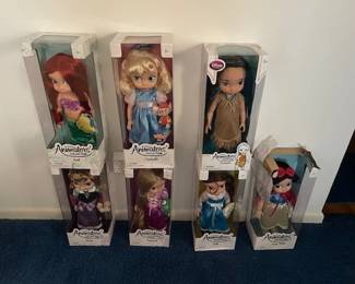 Disney Animator dolls.
