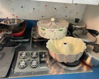 Pots and pans.