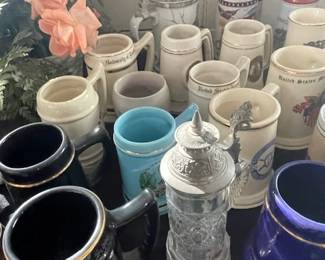 Beer steins.
