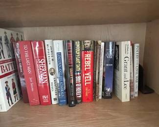 Large selection of military and other books.