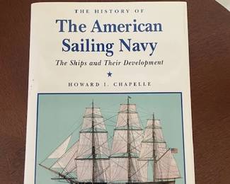 The American sailing navy book by Howard Chapelle 1949 Naval History.