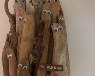 "The WIld Bunch" stick sculpture.