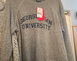 Georgetown University sweater (new).