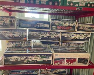 Selection of Hess trucks (1984-2019).
