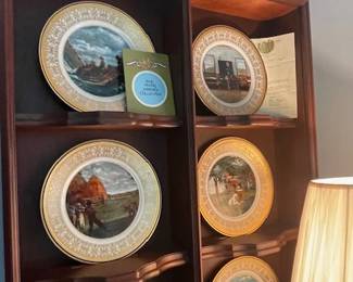 Winslow Homer collectible plates.