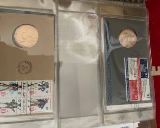 Large selection of postage stamps.