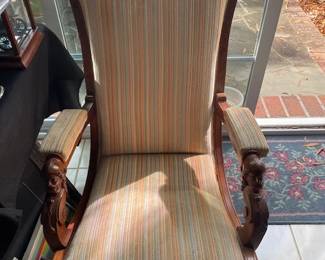 Antique Eastlake rocking chair.