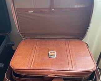 Set of World Traveler suitcases.