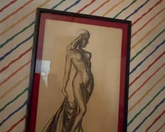 Nude drawing.