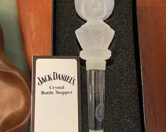 Jack Daniels' crystal bottle stopper.