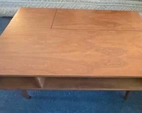 Mid-Century Drexel Declaration Coffee Table with lieft-up top.