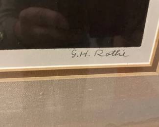 G. H Rothe dance bejart, "Romeo & Juliette," artist proof.