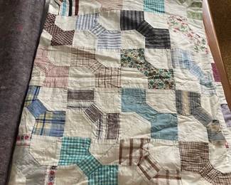 Handmade quilt.
