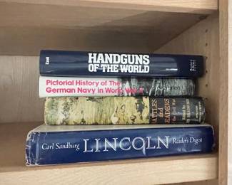 Large selection of military and other books.