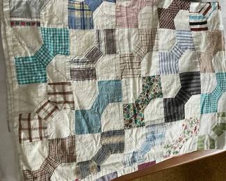 Handmade quilt.