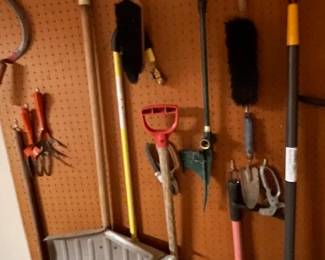Garden tools.