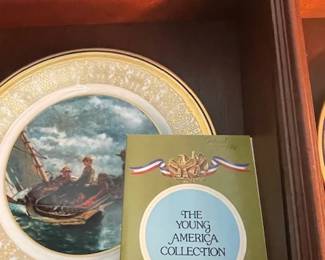 Winslow Homer collectible plates.