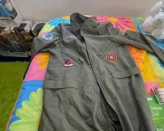 Small flight suit.