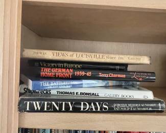 Large selection of military and other books.