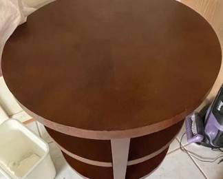 Crate & Barrel Round table.